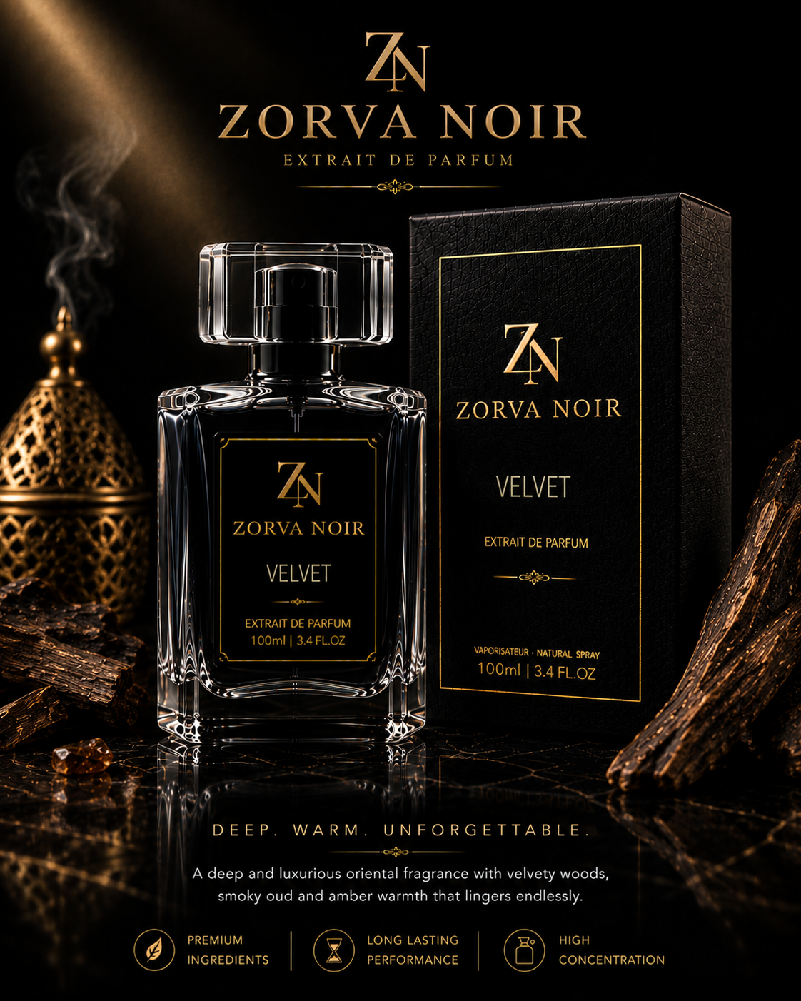 Zorva Noir Velvet